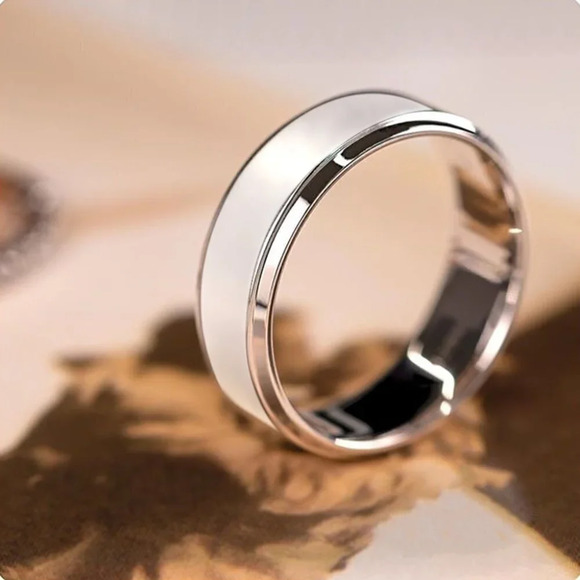 💎3Pcs/Set Sweet Three Princess Cut Zircon Square Rings for Women, PD582 - Picture 5 of 7